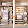 1PC No Pump Needed Vacuum Sealer Packing Bag Large Capacity Compressed Bags Vacuum Storage Bags Space Saver Bag Clothes Storage 3