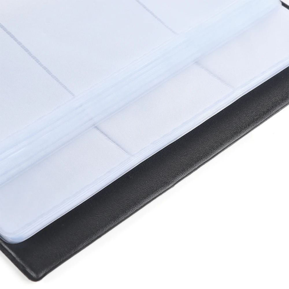 Card Holder Credit Card Holder Photo Card Holder Desk Organizer Desk Card Holder 40/120/180/240/300 Leather Cards ID Credit Card Holder Book Case Organizer Business Cards ID Container Credit Card Holder Case