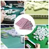 Mini Mahjong Set Lightweight Mahjong Sets Clear Engraving Mini Tile Game Travel Accessories For Travel Schools Trips Dormitories 5