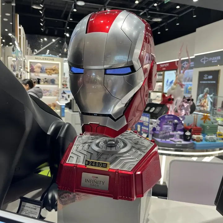 MXXYM Iron Man Casque 1: 1, MK5 Portable, ouverture et fermeture