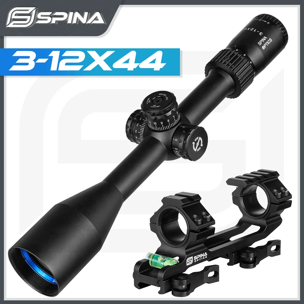 

Spina Optics 3-12x44 SF Tactical Hunting Rifle Scope Sniper Airsoft Air Gun Optical sight Spotting scope for rifle hunting