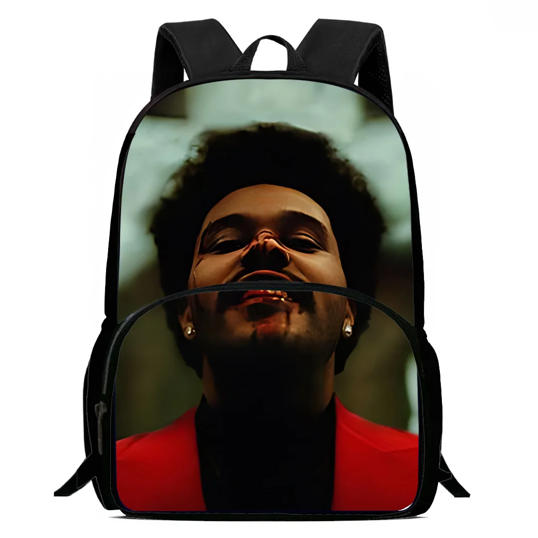 thumbnail image 1 of Mochilas para niños del cantante The Weeknd, mochilas escolares de gran capacidad para niños y niñas, mochilas duraderas para acampar, regalo de cumpleaños para estudiantes, 1 of 4