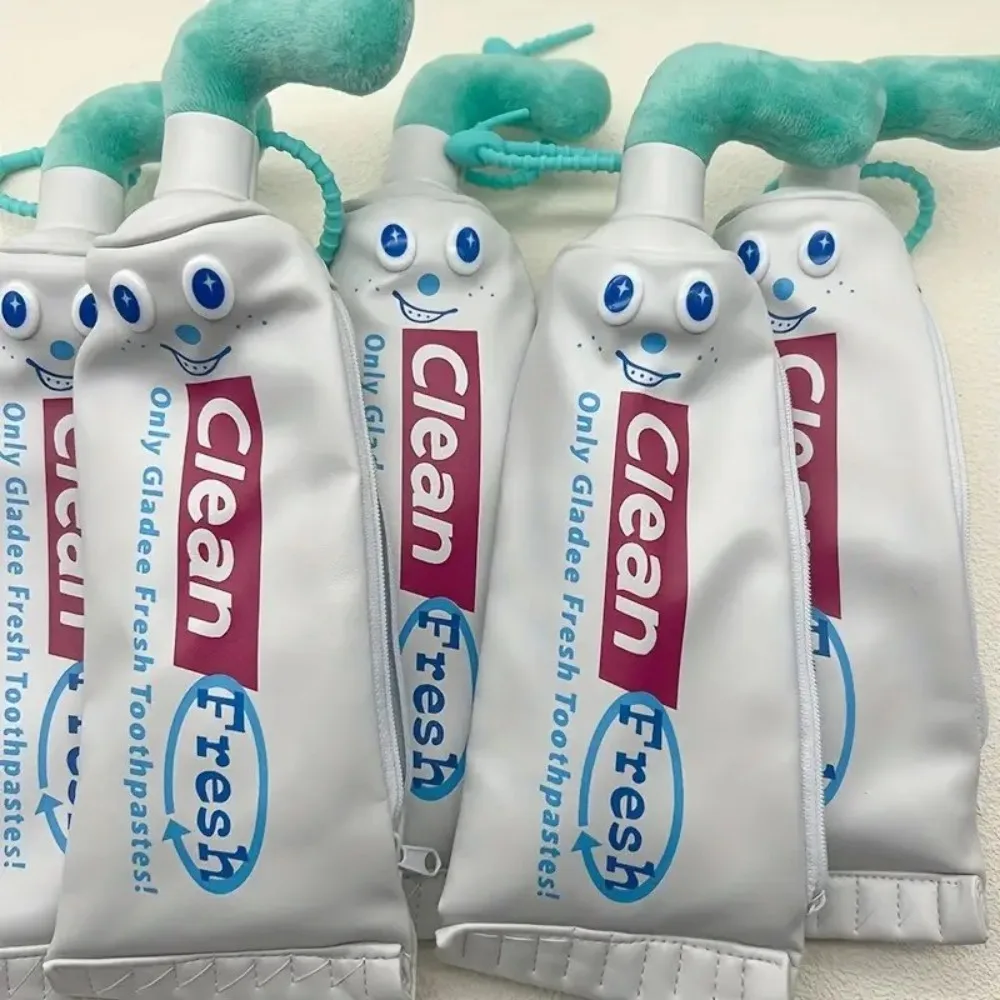 اضغط على المرح، حقيبة أقلام رصاص أنبوب معجون الأسن...