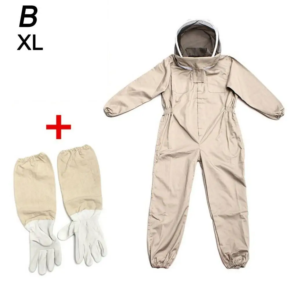 New Professional Protective Clothing Beekeeping Protective Clothes Veil Beekeeper Hat Anti-Bee Equipment Apicultura Costume P3H0
