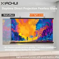 Xiaohui No-hole wall-mounted projection screen metal projection screen home projection screen 84 inches 100 inches 120 inches - Image 4