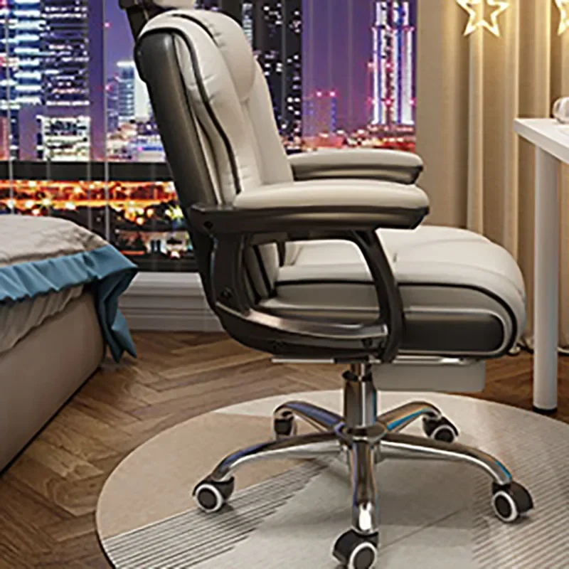 Ergonomic Mobile Office Chair White Bedroom Swivel Vanity Massage Comfortable Gaming Chair Computer Sillas Gamer Furniture