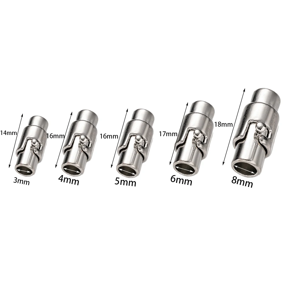 Magnetic Clasps 5pcs Bracelet Cord End Caps Jewelry Craft Supplies