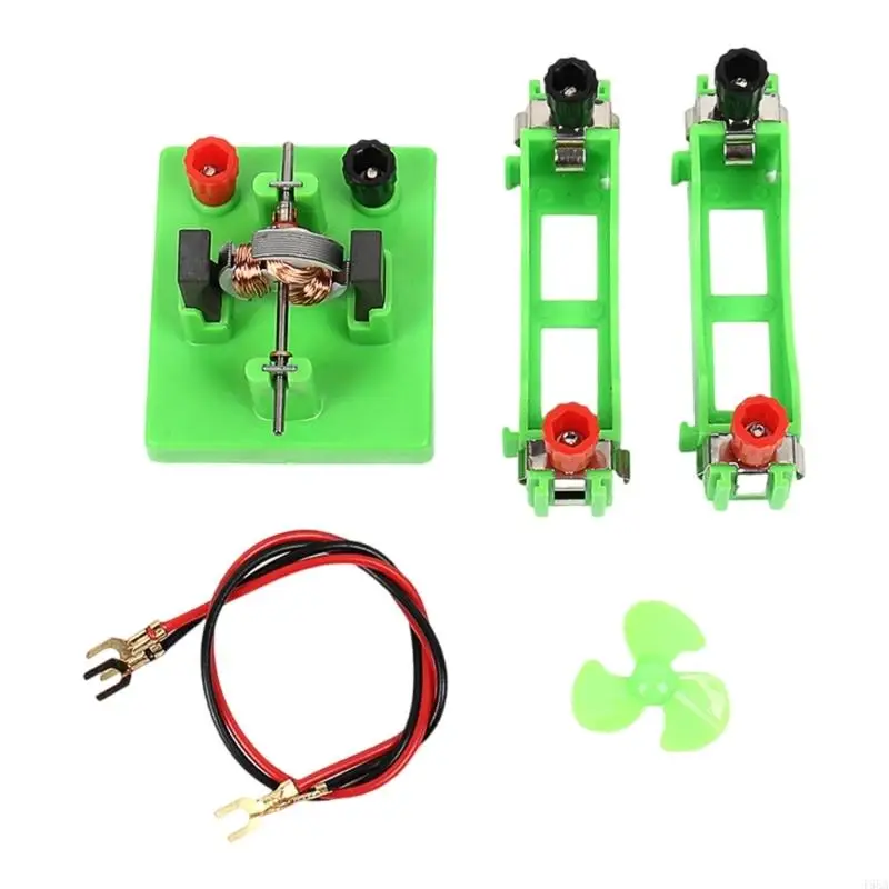 Open Type Electric Motor Fan Device Electromagnetism Experiment Circuit Accessory for Physics Teaching Demonstration