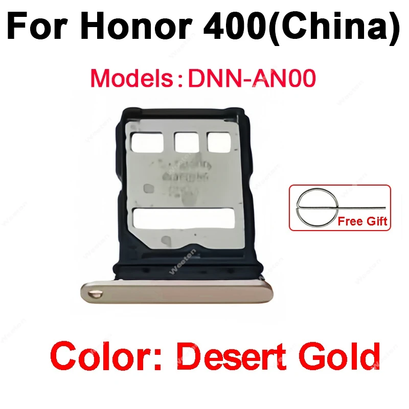 SIM Card Tray Slot Connector Replacement for Huawei Honor 400 Card Reader Holder