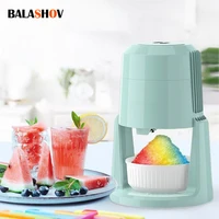 Rasoirs à glace automatiques 220V, petite Machine électrique domestique, machine à raser la glace réglable à deux vitesses, broyeur à glace 110V 1