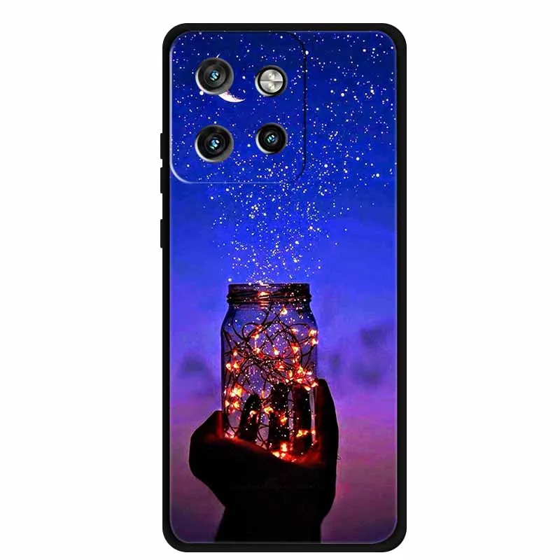 Starry Butterfly Soft Silicone Phone Case - Colorful TPU Cover