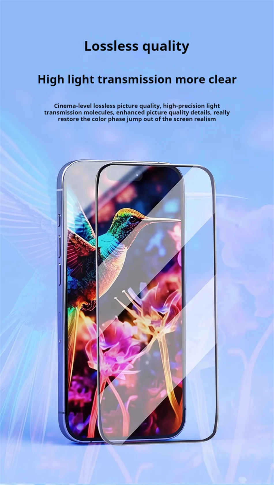Защитное стекло Remax ES-01 для iPhone 15, iPhone 16, IPhone 17(HD Tempered Glass)