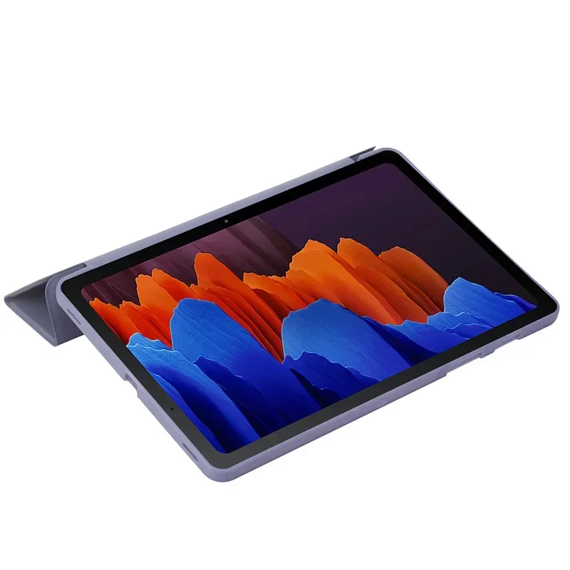Capa Traseira Magnética de Silicone Macio Suporte Dobrável Capa para Samsung Galaxy Tab s9 fe 5g 10.9 2023 - Imagem 6