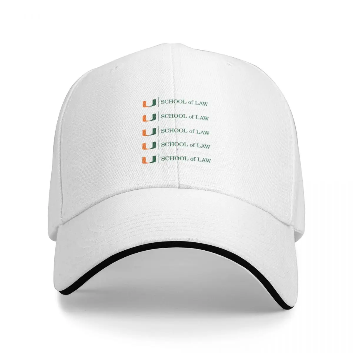 

university of miami law Cap Baseball Cap Bobble hat Hood caps for men Women's