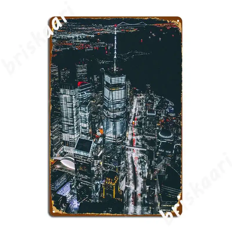 

New York City Usa Empire Poster Metal Plaque Club Bar Painting Décor Club Home Customize Tin Sign Poster