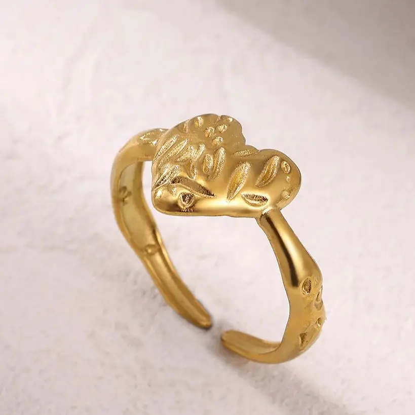 Jewelry Gold Stainless Steel Ring