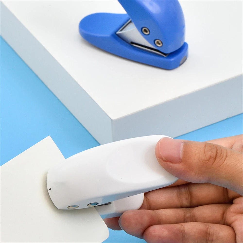 3/6mm Metal Single Hole Puncher Hand Paper Punch Single Hole Scrapbooking  Tool Paper Cutter School Office Binding Supplies