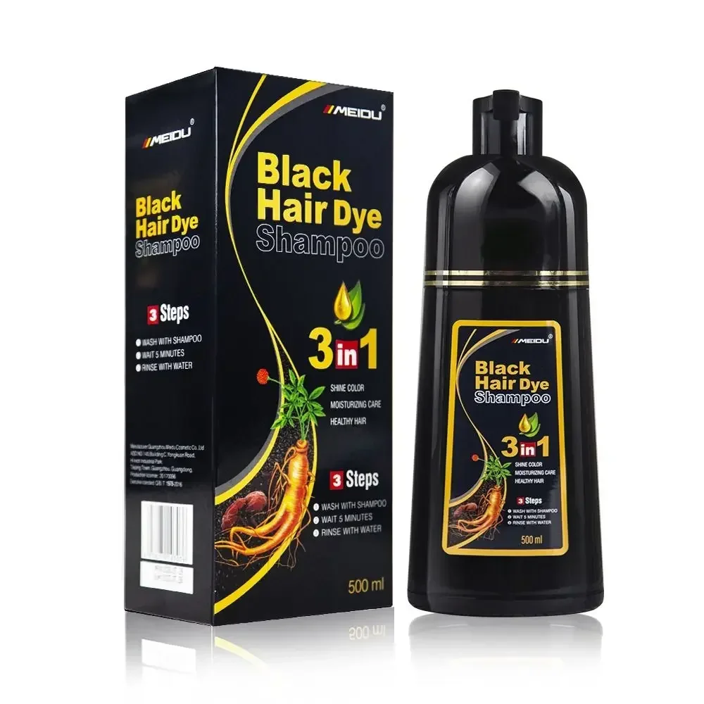 3 In 1 Instant Coloring Shampoo Natural Black Color for Men Women Hair Dye Herbal Brown Purple Hair Dye Hair Dye Shampoo 6