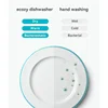 ecozy Portable Dishwasher Countertop, Mini Dishwasher with a Built-in 5L Water Tank, No Hookup Needed, 6 Washing Programs 6