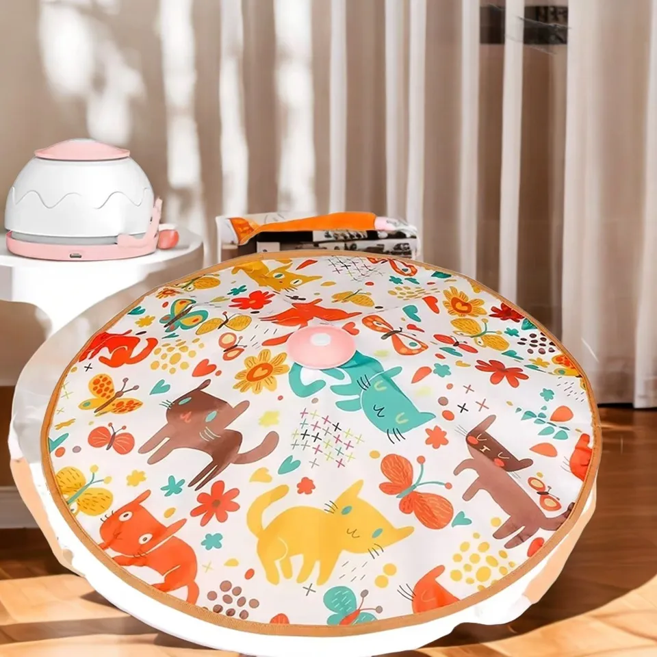 Interactive USB Charging Rotating Cat Toy