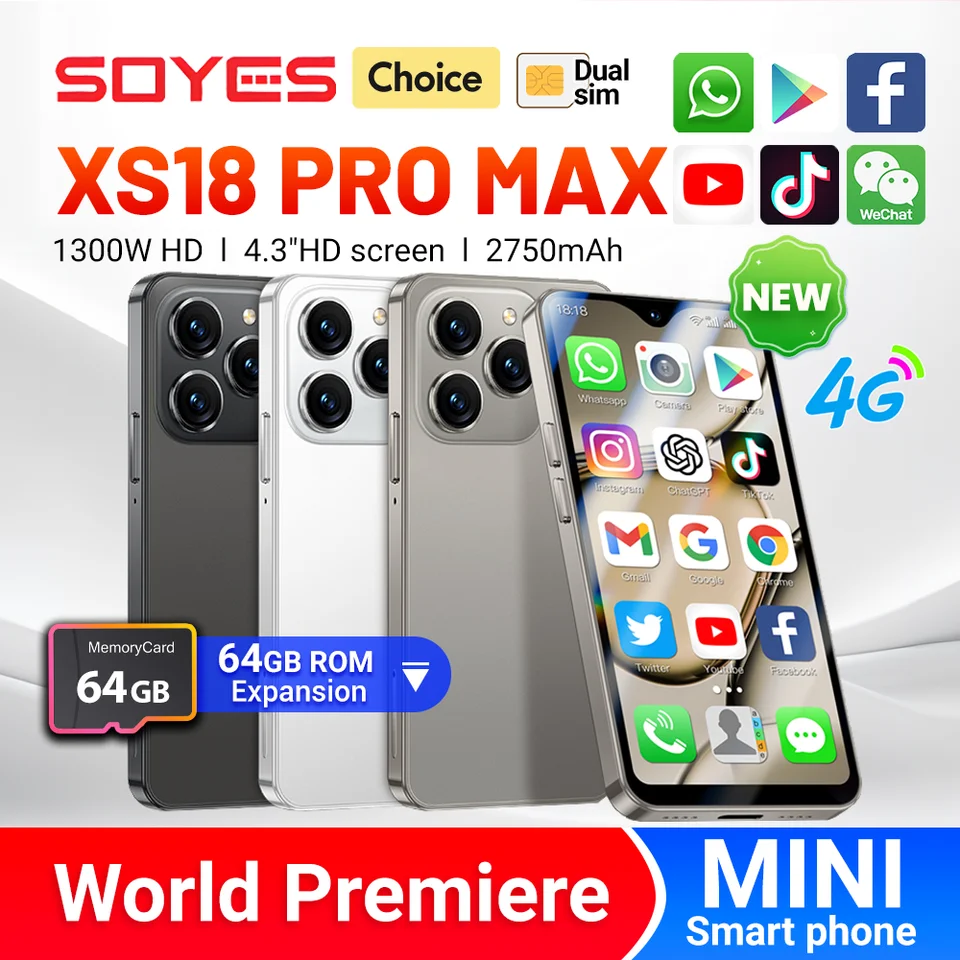 SOYES XS18 Pro Max Mini 4G Smartphone