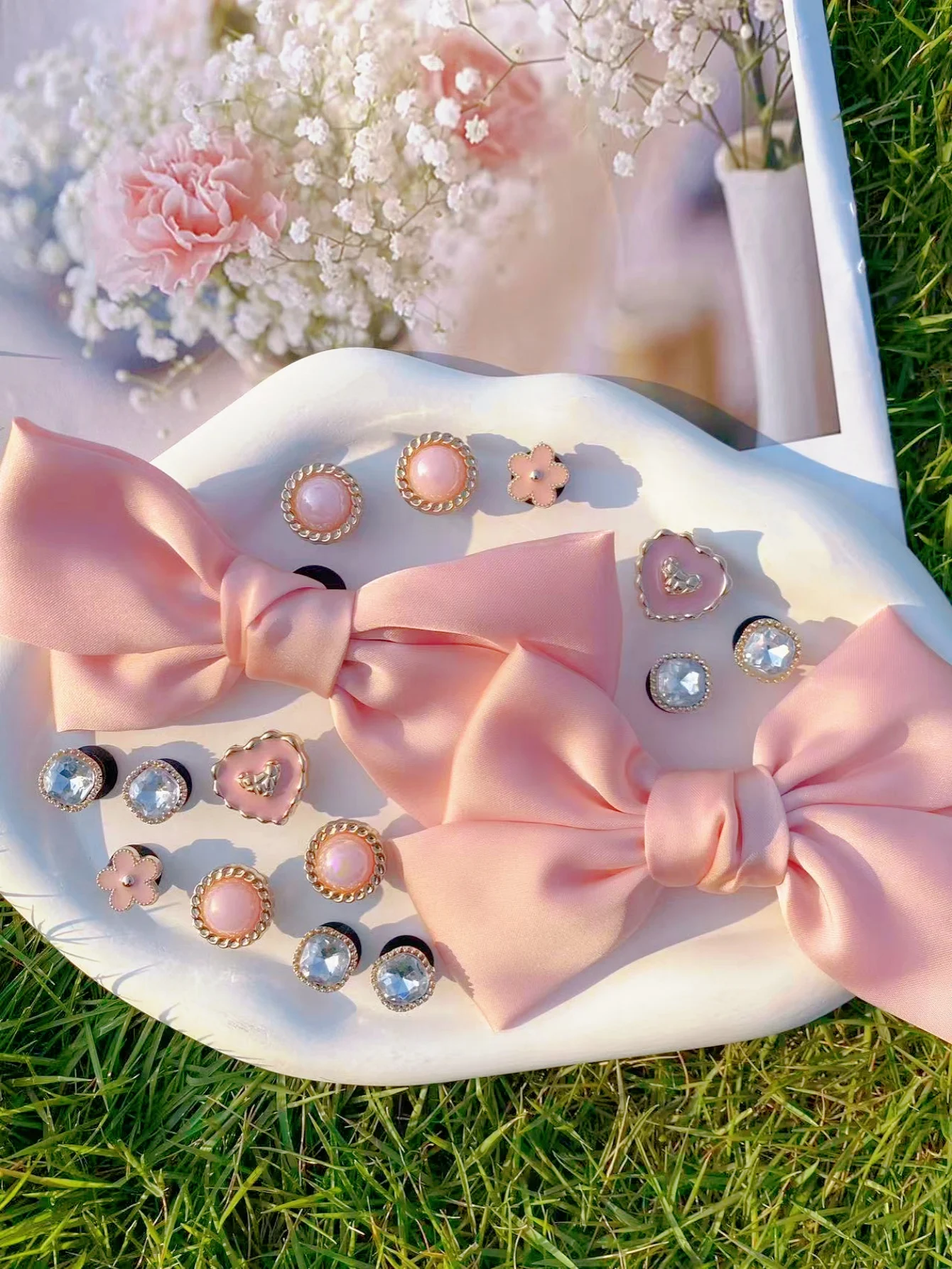 16 DIY-Schuhschnallendekorationen wie einfache Kleiderbügel, Herzen und kleine Blumen sowie multifunktionaler Schuhclip-Zubehör – Detail 7