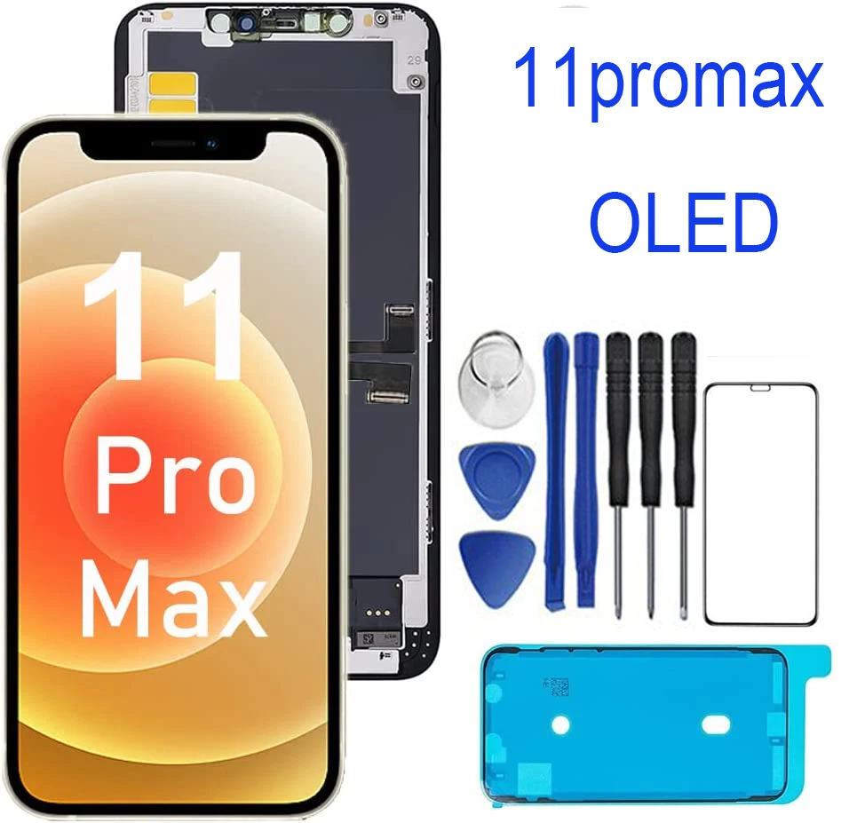 Oled Pantalla Per Iphone 11 Pro Display Touch Screen Digitizer Assembly Per Iphone 11 Pro 11Promax Lcd 3D Touch Sostituzione