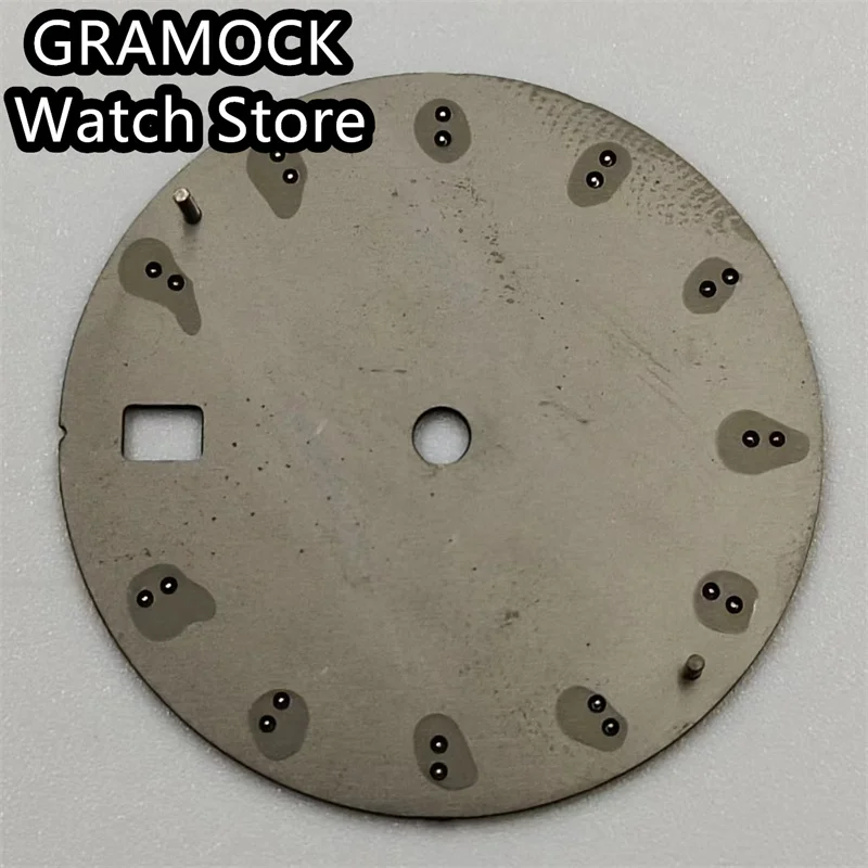GRAMOCK 29mm Black and Green Luminous Watch Dial