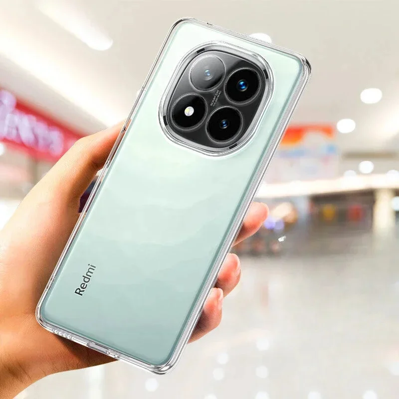 Soft Silicone Clear Phone Case - Durable TPU Protective Cover