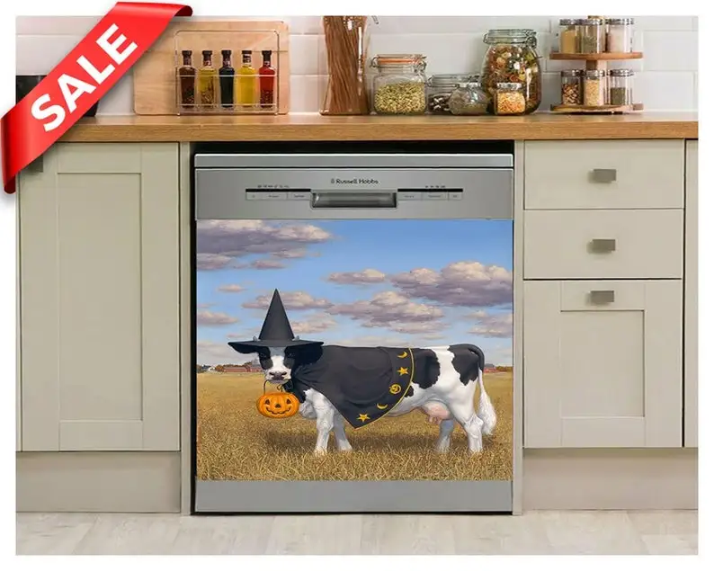 Dishwasher, Kitchen Decor, Cow, Dishwasher Farm, farm