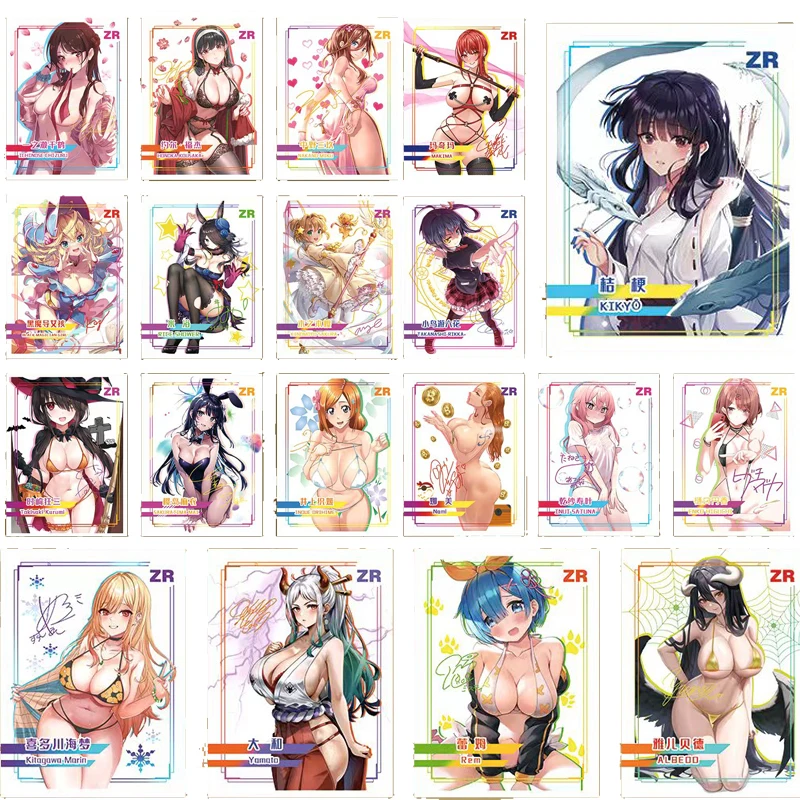 

Anime Goddess Story Dimensional Heart ZR series albedo Kitagawa Marin Yor Forger collection card Nami Christmas birthday gift