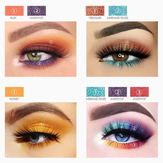 Palette Maquillage de fards à paupières, 30 couleurs
