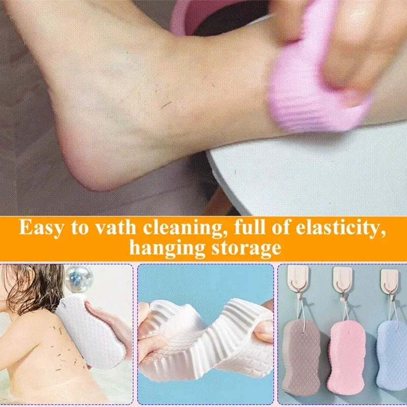 Magic Bath Sponge Exfoliating/Dead Skin Removing Sponge Body Massage Cleaning Shower Brush Bath Tools Bathroom For Kids Adult