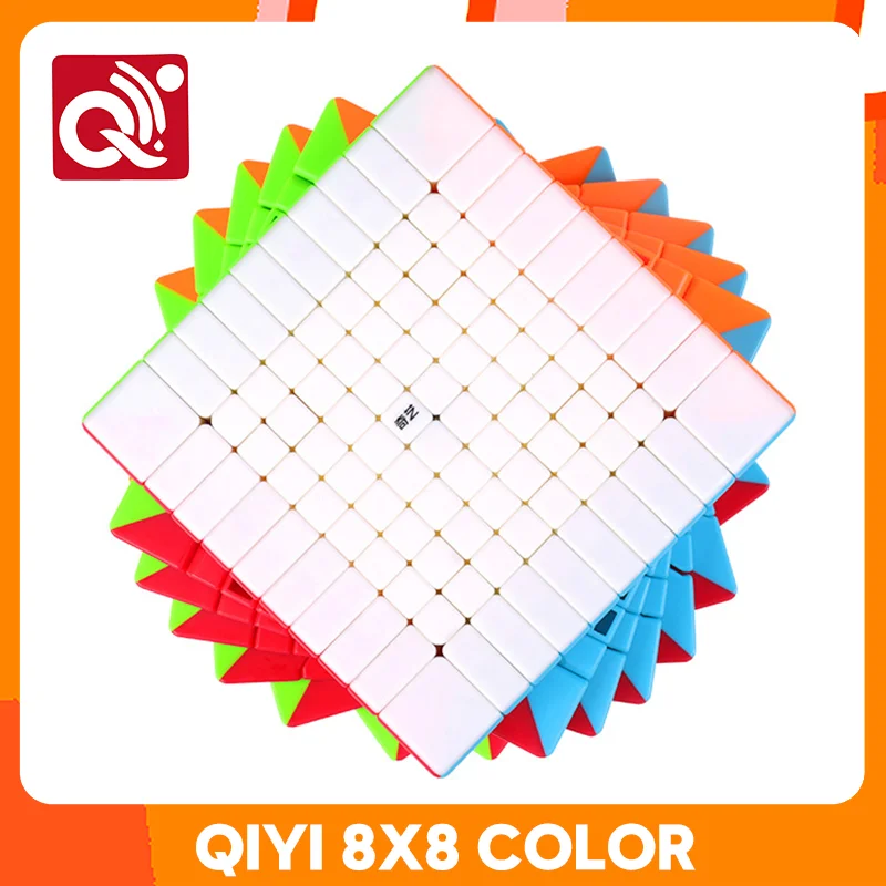 

QiYi 10X10 Magic Speed Cube Stickerless Professional Puzzle Fidget Toys Qiyi 10 Children's Gifts Stress Reliever Toys