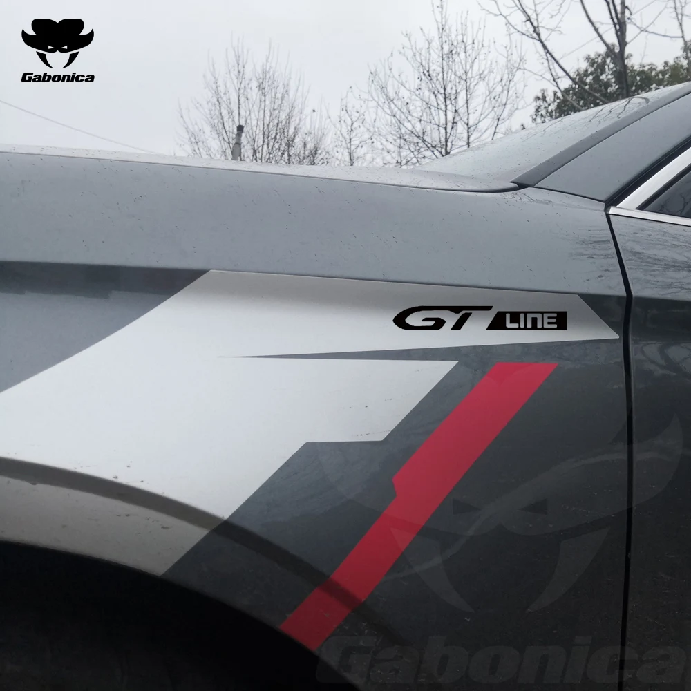 2 Pz Ruota Sopracciglio Auto Adesivo Per Peugeot Gt Gti Gtline 208 308 2008 3008 108 306 208 Auto Carrozzeria Decalcomania Auto Tuning Accessori
