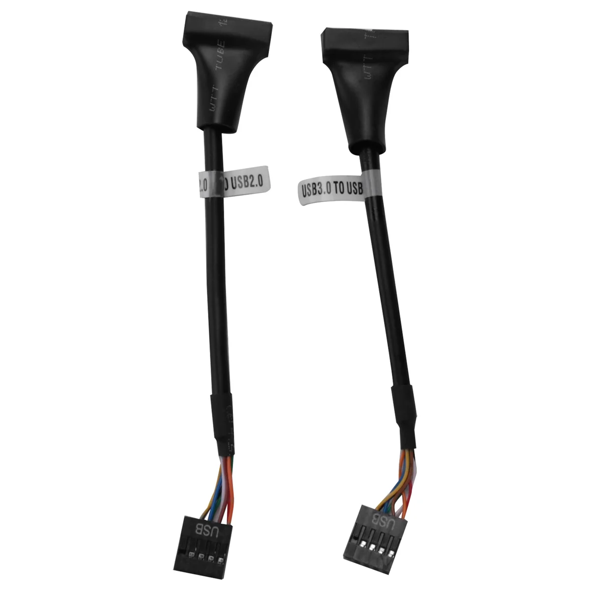 

2 Pcs USB 3.0 Header To USB 2.0,USB 3.0 To USB 2.0 Motherboard Adapter Cable,19 Pin USB3.0 Male To 9 Pin USB2.0 Female