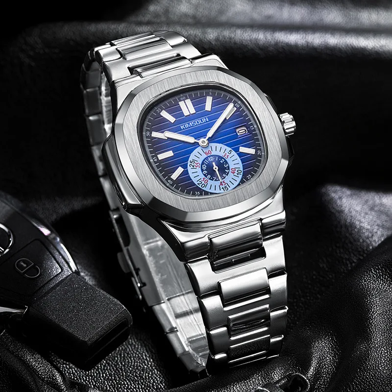 2023 Year Men Watch  Stainless Steel  Watches   Quartz Wristwatch  water resistant watch   Clock  Free shipping