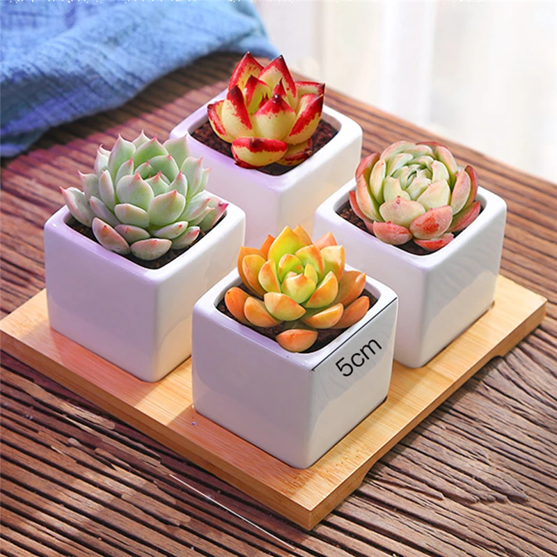 Square Silicone Flowerpot Mold for DIY Planter