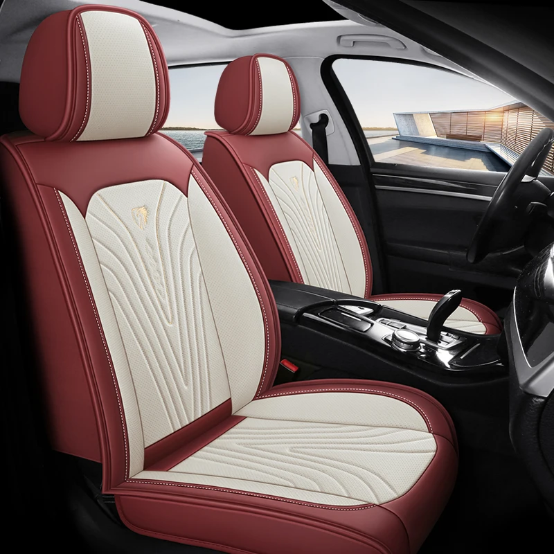 

YUCKJU Car Seat Cover Leather For Chery All Models E5 A3 QQ3 QQ6 Ai Ruize A3 Tiggo X1 QQ A5 E3 V5 Tiggo CAR STYLING