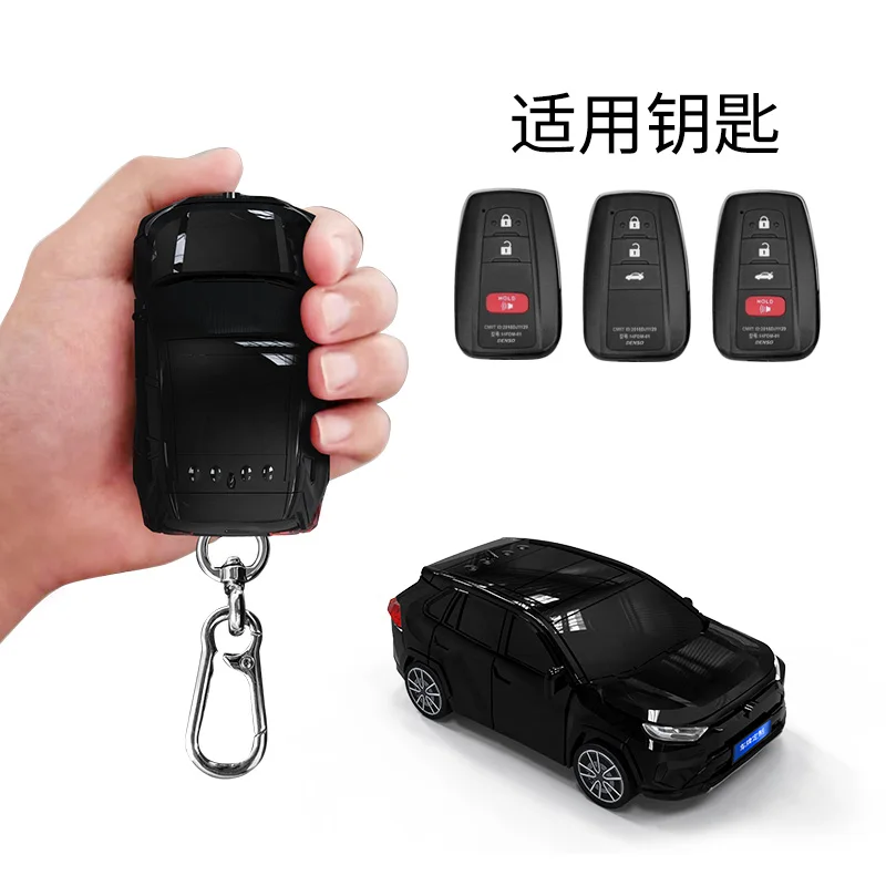 For Toyota Rav4 Car Model Key Case 2 3 4 Button Remote for Camry CHR Corolla Ava