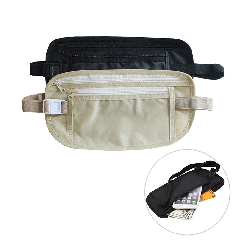 Marsupio In Vera Pelle Con Tasche Esterne Colore Nero - Pelletteria Toscana Made In Italy - Borsa Uomo