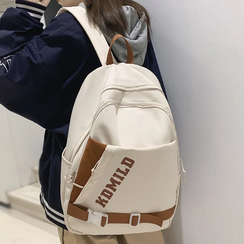 Trendy Female Men Nylon New Cool College Bag Girl Boy Travel School