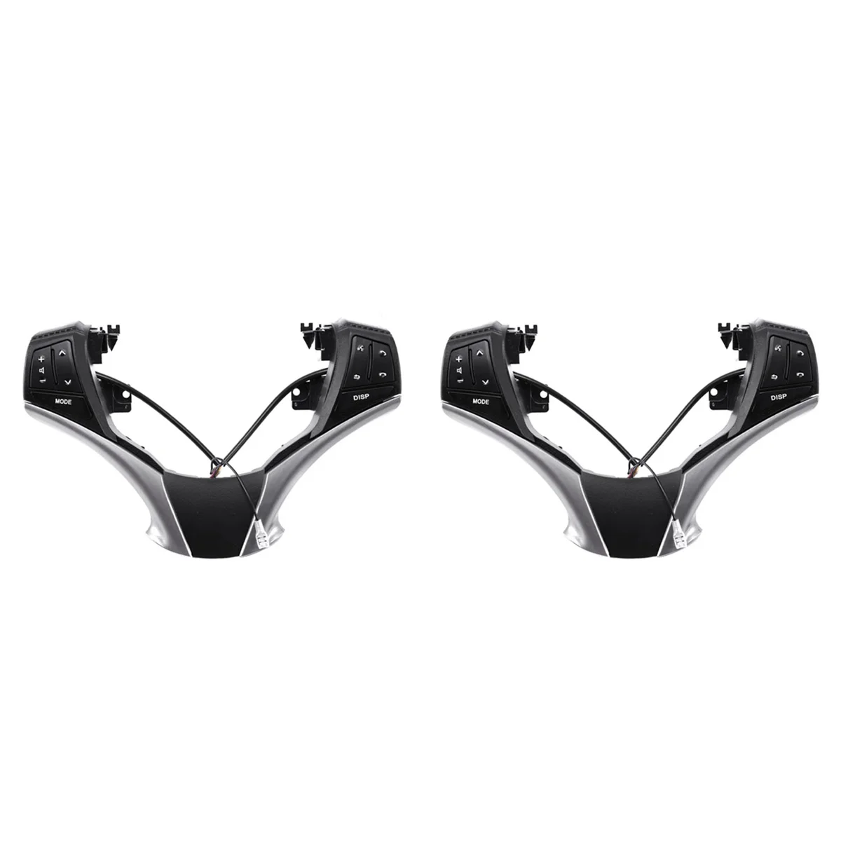 

2X переключатель управления звуком 84250-0D120 84250-0D120-E0, многофункциональное рулевое колесо, подходит для Toyota Yaris 2013-2016, 10 клавиш