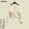 2023 Autumn/Winter New Korean Elegant Matching Set Women's Fashion Cross Knit Sweater+Bottom Shirt+Strap Dress Three Piece Suit 6