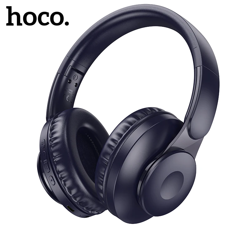 Hoco-Bluetoothワイヤレスヘッドセット,Hifiスタジオヘッド