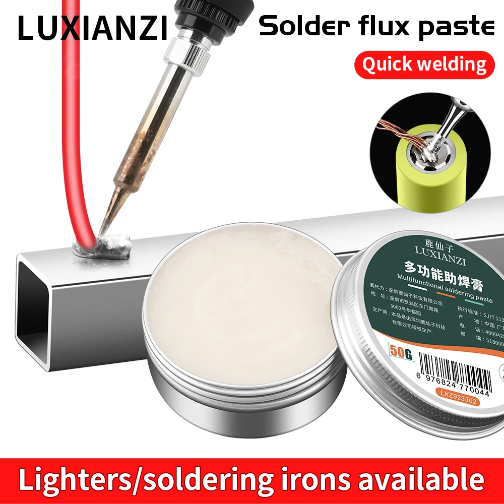 

LUXIANZI Multifunctional Solder Flux Paste Rosin Electronic Parts PCB IC Repair Tool Copper iron tin Metal battery Welding Oil