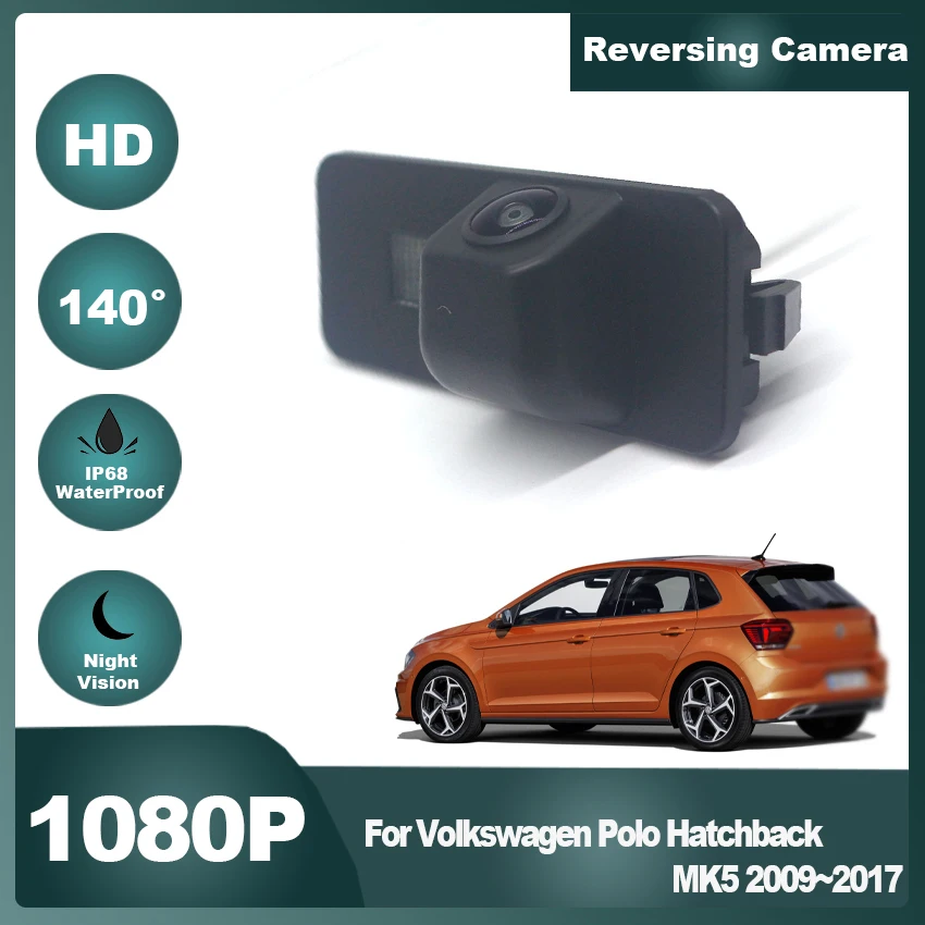 

Камера заднего вида с CCD HD рыбий глаз для Volkswagen Polo Hatchback MK5 2009 2010 2011 2012 2013 2014 2016 2015 2017 автомобильный монитор