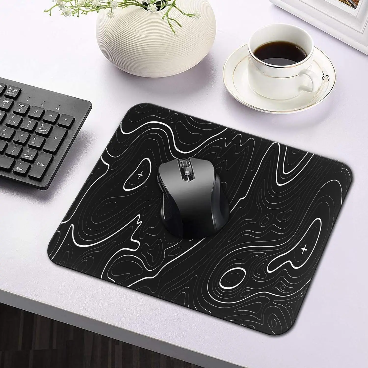 Dual-Pack Mouse Mat - Soft Surface Anti-Slip Desk Pad for Home, Office, and Gaming Use