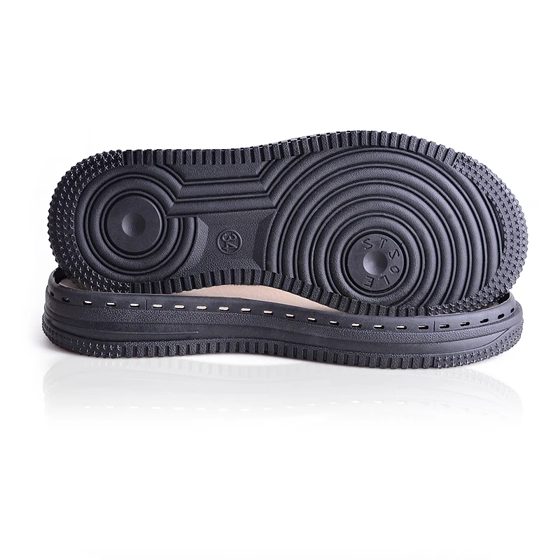 1 Paar weiche Gummisohlen, handgewebte Hakenliniensohlen, rutschfeste Schuhpflaster, langlebiger Reparaturersatz für Stiefelschuhe – Detail 4