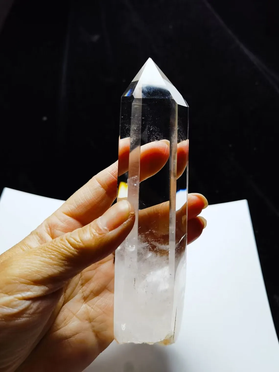 Natural Himalaya Clear Quartz Crystal Point Meditation Reiki Healing Lemurian Stick Ornaments Home Decor Gift 4